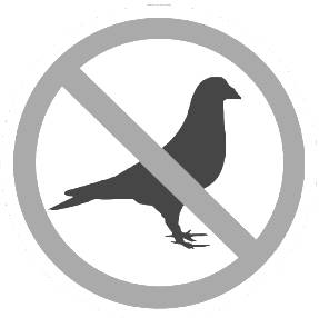 señal de antipalomas